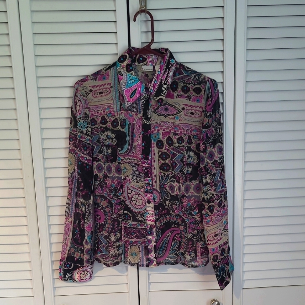 Colorful Paisley Juniors Top